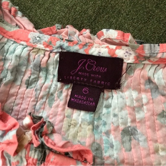 J.Crew Liberty Josephine Floral Ruffle Popover 🌸 - Picture 11 of 13
